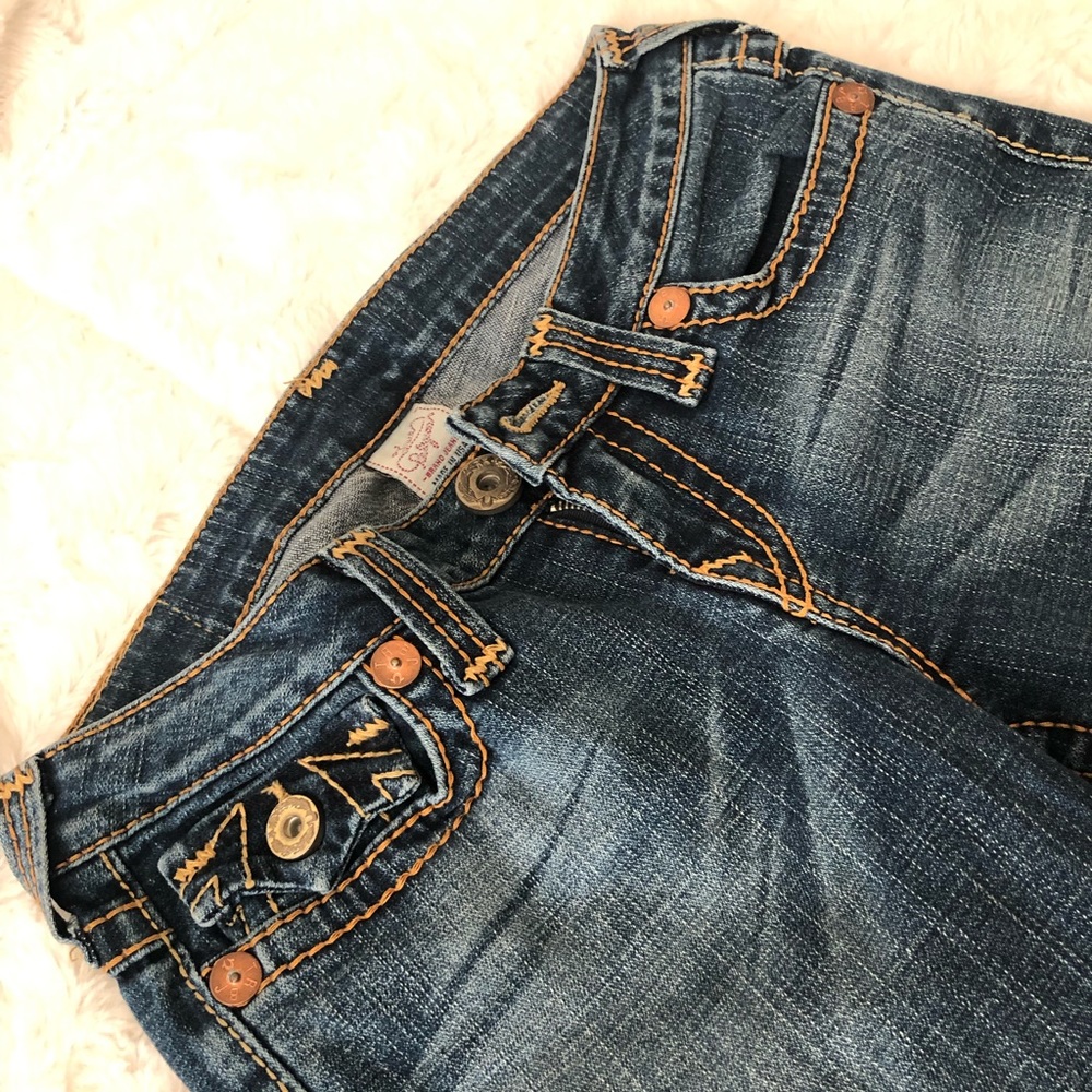 True Religion flare denim! Gorgeous & flattering!